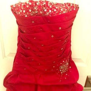 Red Corset Dress